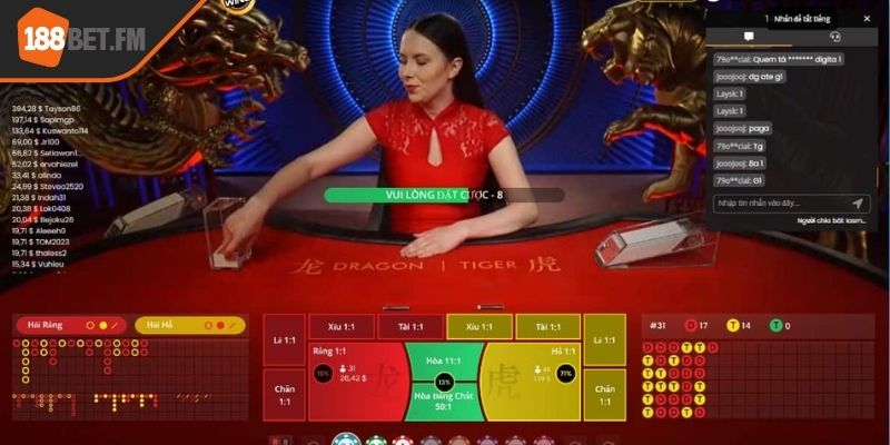 Hướng dẫn tham gia Rồng Hổ 188bet